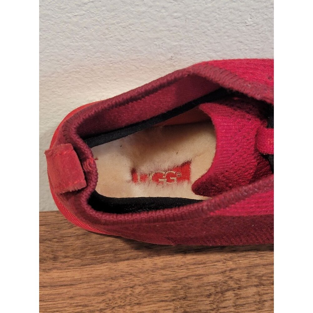 NWOB UGG For Men Neumel Hyperweave Wool / Suede Chukka Boots Flag Red US Size 9 - Picture 8 of 11